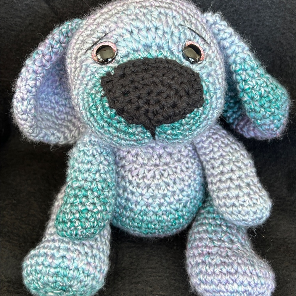 Handmade Crochet Dog Toy - Multicolor
